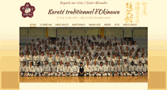 Desktop Screenshot of karategojuryu-bagnols.com